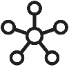 hub 100dp 1F1F1F FILL0 wght300 GRAD 25 opsz48
